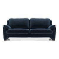 Farina Premium 3 Seater Fabric Sofa in Cobalt Colour