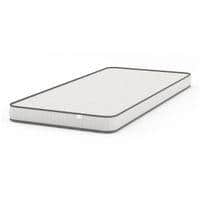 Essential Mattress Single Colour White & Grey (Mattress Thickness : 4 Inches, Mattress Dimensions : 78 x 36 in)