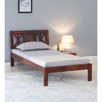 Zeevo Solid Wood Single Bed Without Storage