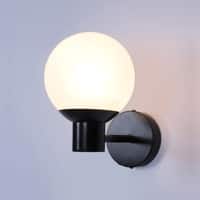 Eliante Xyvon Black Iron Wall Light With E27 Holder In Black Colour