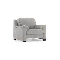 Farina Essential 1 Seater Fabric Sofa in Vapour Grey Colour