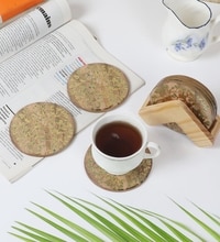 Tree of Harmony Coaster with Stand (Set of 6)