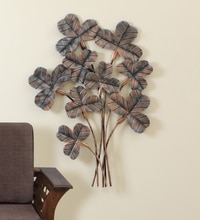 W-Jane Abstract Metal Wall Decor in Multicolor Set of 1