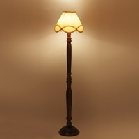 Devansh Wooden Floor Lamp