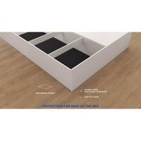 Tsukiko Engineered Wood Queen  Size Bed With Box Storage (Walnut Finish)