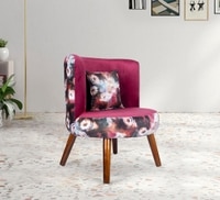 Easy Chair with Cushion in Pink Color