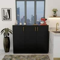 Spydercraft Accent Modern Cabinet in Black Finish