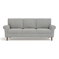 Oxford 3 Seater Fabric Sofa in Vapour Grey Colour