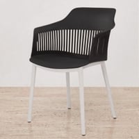 Kepler Brooks Senora Cafeteria Dining Chair in Black Colour