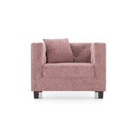 Windsor Essential 1 Seater Fabric Sofa In Desert Rose