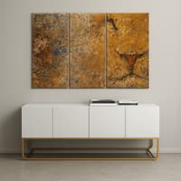 Truss Brown Pieces Barbary Lion Canvas Wall Prints Canvas Wall Prints Set of 3 Multicolor Matte