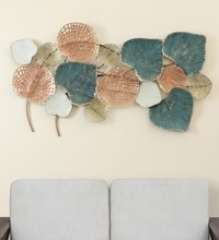W-Fraser Abstract Metal Wall Decor in Multicolor Set of 1
