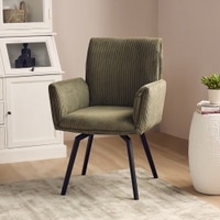 Ripple Fabric Dining Chair in Grey Colour