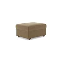 Apollo Compact Sofa (Colour : Fawn Velvet, Cushion : Hard, Back Type : High Back, Seating Capacity : Right Aligned 2 Seater + Right Aligned Chaise + Ottoman)
