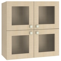 Romano Wall Mounted Glass Display Cabinet in Bronze Cambric Colour