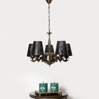 Devansh Metal Wall Mounted Lamp With Off-White Cotton Shade