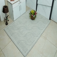 Irvine Wool Rectangle Carpets Hand Tufted in Blue Colour