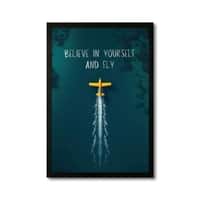 The Castle Decor Believe In Yourself Motivational Wall Art 8x12 Inch
