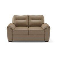 Adelaide 2 Seater Leatherette Sofa in Cappuccino Colour