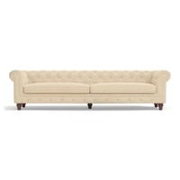 Winchester Premium 4 Seater Fabric Sofa in Birch Beige Colour
