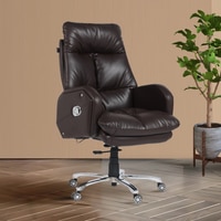 Ettorez Otimo Premium High Back  Boss Chair In Brown Colour