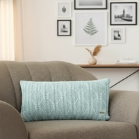 Holly Dull Blue Cushion Cover  12X20  Inches