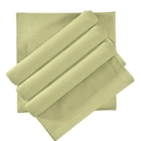 Luxe Home Cotton Kitchen Napkin for Dining Table and Kitchen Set of 4 (Green, 45x45 cm)