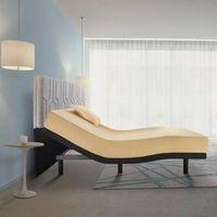 Wave Queen Size Adjustable Bed With Zero Gravity Comfort And Antisnore Sleep Modes With Headboard