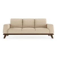 Granada Essential 3 Seater Fabric Sofa in Pearl Colour