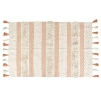 Handwoven & Tufted Rust Rug
