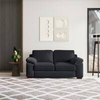 Esquel Premium 2 Seater Fabric Sofa in Deep blue velvet Colour