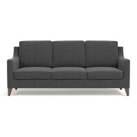 Abbey Sofa Set (Colour : Steel Grey, Cushion : Hard, Seater : 3+1+1)