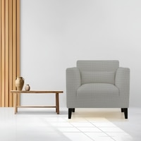 1 Seater Light Grey Sofa Cover