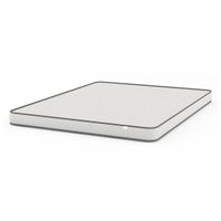 Essential King Size Mattress White & Grey (Mattress Thickness : 4 Inches, Mattress Dimensions : 78 x 72 in)