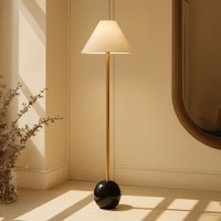 Velar Handcrafted  Floor Lamp Marble