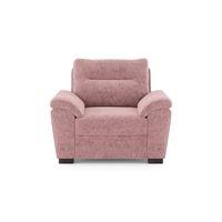 Adelaide Essential 1 Seater Fabric Sofa In Desert Rose