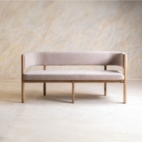 Dune Solid Wood Bench in White Colour