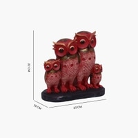 VEDAS Polyresin  Figurine in Red Colour