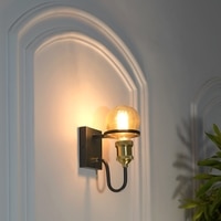 Minimal Black Metal Wall Light