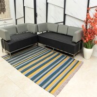 StripL Dhurrie 5 X 7