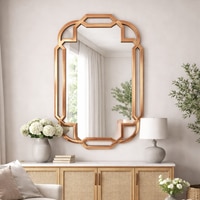 Portico Mirror Full Size in Copper Finish