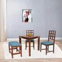 softy solid wood  4 seater Dining table in  Provincial Teak