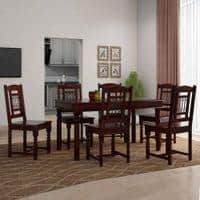 Dyson 6 Seater Dining Set With Rajastani Iron Jali