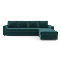 Apollo Compact Sofa (Colour : Malibu, Cushion : Hard, Back Type : Regular, Seating Capacity : Right Aligned 3 Seater + Right Aligned Chaise)