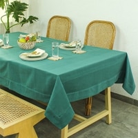 Herringbone 1 Table Cover With Green Colour