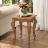 Taahira Side Table Natural Teak Finish