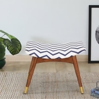 Zuno Blue Stripes Seating Stool