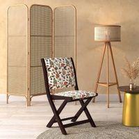Bellucci Accent Chair in Beige Floral Colour