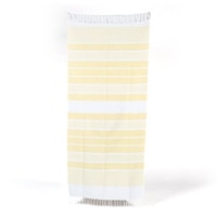 Lemon Stripe Cotton Bath Towel