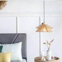 Hazel Natural Iron Hanging Light